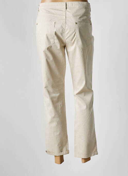 Pantalon 7/8 bej BRUNO SAINT HILAIRE femeie