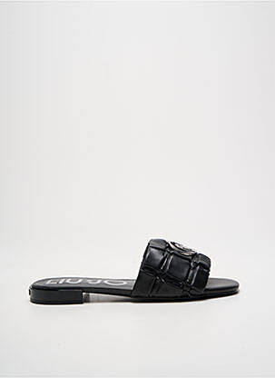Mulete/saboți material neted toc plat până la 3 cm negru LIU JO femeie
