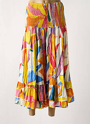 Fustă lungă galben DRESS ADDICT femeie