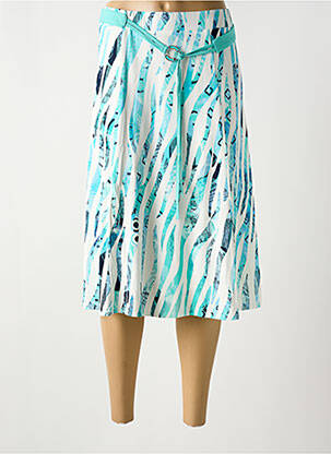 Fustă midi albastru FRANK WALDER femeie