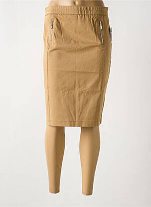 Fustă midi bej FRANK WALDER femeie