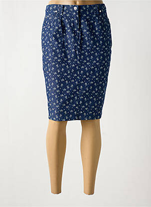 Fustă midi albastru GUY DUBOUIS femeie