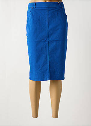 Fustă midi albastru GUY DUBOUIS femeie