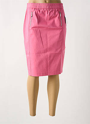 Fustă midi roz FRANK WALDER femeie