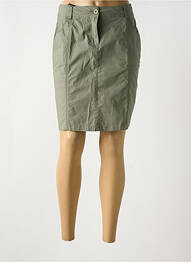 Fustă scurtă buzunare verde ÉTYMOLOGIE femme