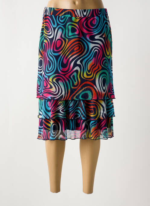 Fustă midi albastru GUY DUBOUIS femeie