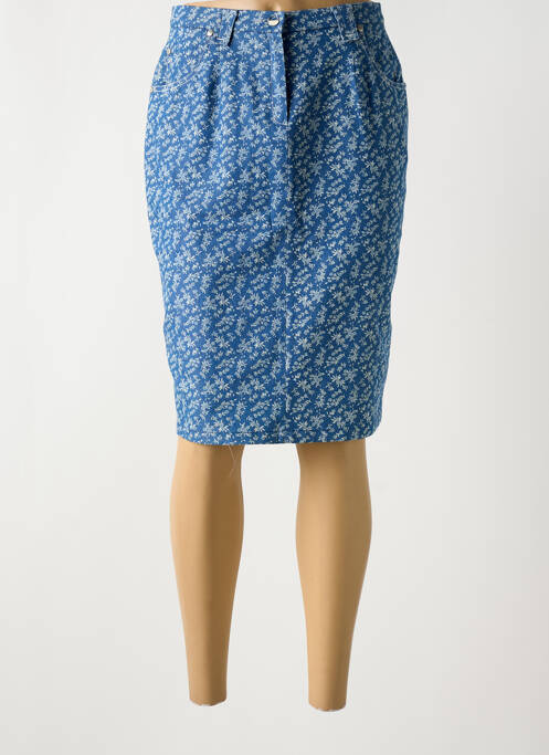 Fustă midi albastru GUY DUBOUIS femeie