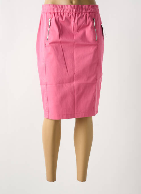Fustă midi roz FRANK WALDER femeie