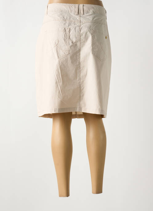 Fustă midi bej ÉTYMOLOGIE femeie