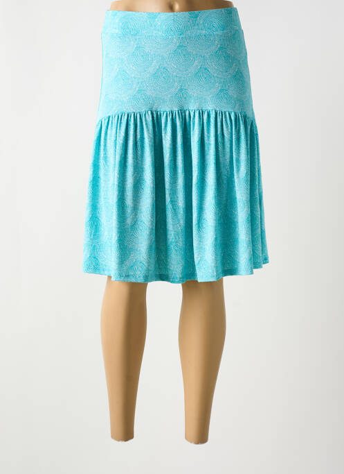 Fustă midi albastru MARBLE femeie