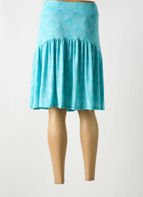 Fustă midi albastru MARBLE femeie