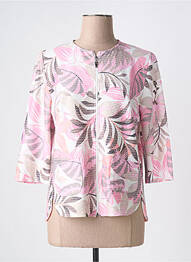 Jachete casual guler rotund roz FRANK WALDER femme