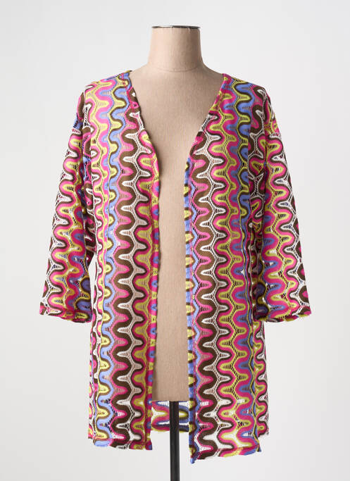 Vestă cu mâneci scurte roz FRANCK ANNA femeie