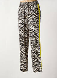 Pantalon drept talie elastică mărime normală maro CATNOIR femme