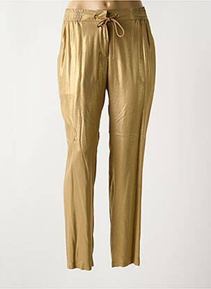 Pantalon slim auriu EVA KAYAN femeie