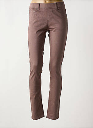 Jegging țesătură denim mărime normală maro GRIFFON femeie