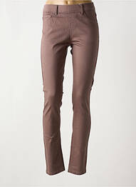 Jegging țesătură denim mărime normală maro GRIFFON femme