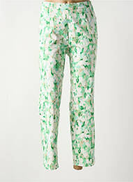 Pantalon 7/8 elasticitate mărime normală verde FRANK WALDER femme