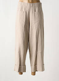 Pantalon 7/8 talie înaltă talie înaltă gri O'MER femme