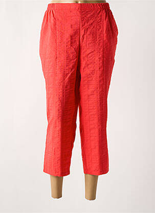 Pantalon trei sferturi roșu GRIFFON femeie