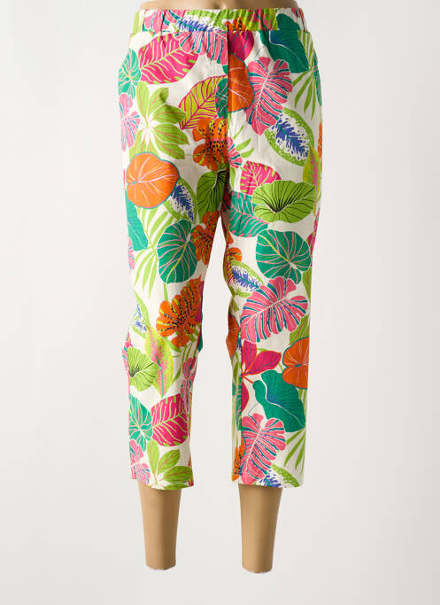 Pantalon trei sferturi verde GUY DUBOUIS femeie