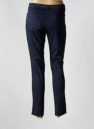 Pantalon slim talie elastică mărime normală albastru EAST DRIVE femeie