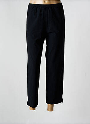 Pantalon 7/8 elasticitate mărime normală negru FRANCK ANNA femme