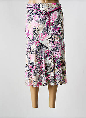 Fustă midi roz FRANK WALDER femeie