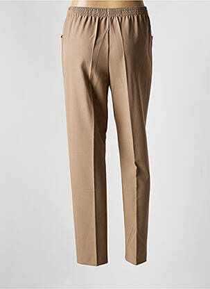 Pantalon slim talie elastică mărime normală maro GRIFFON femeie