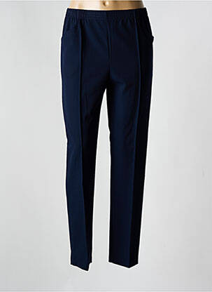Pantalon slim talie elastică mărime normală albastru GRIFFON femeie