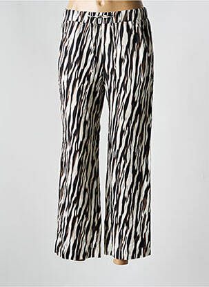 Pantalon drept talie elastică negru ZERRES femeie