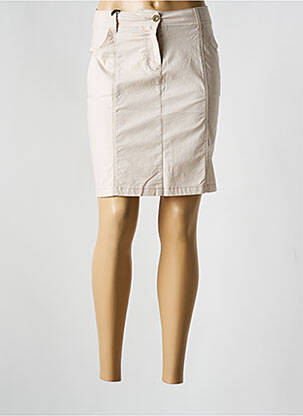 Fustă scurtă bej ÉTYMOLOGIE femeie