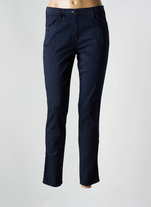 Pantalon slim albastru EAST DRIVE femeie