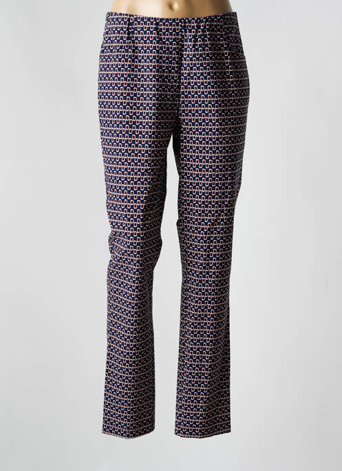 Pantalon drept albastru ADELINA BY SCHEITER femeie