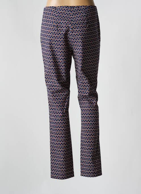 Pantalon drept albastru ADELINA BY SCHEITER femeie