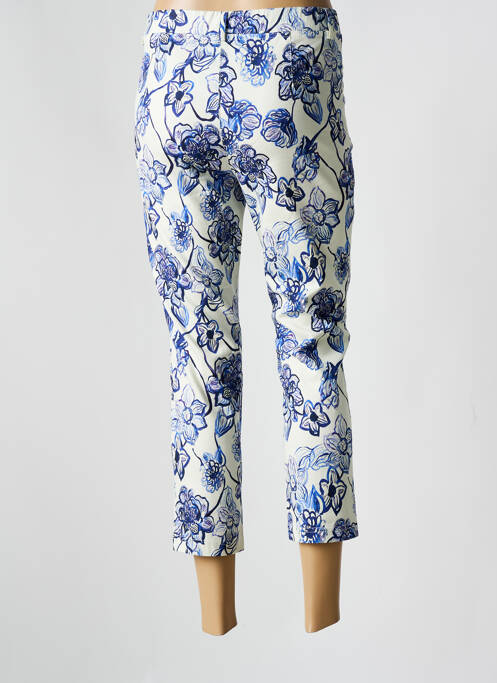 Pantalon trei sferturi albastru ADELINA BY SCHEITER femeie