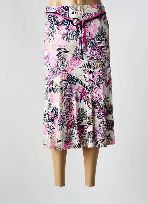 Fustă midi roz FRANK WALDER femeie