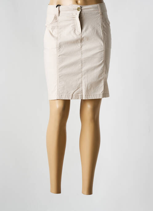 Fustă scurtă bej ÉTYMOLOGIE femeie