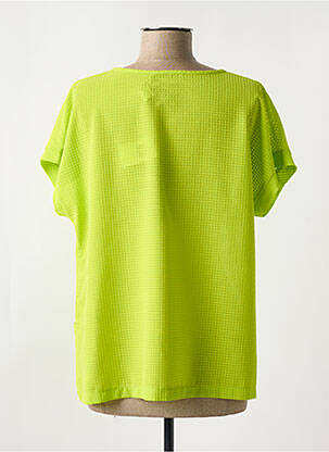 Tricou croială dreaptă mâneci scurte verde JOSEPH RIBKOFF femeie