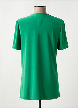Tricou croială dreaptă mâneci scurte verde JOSEPH RIBKOFF femeie