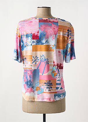 Tricou imprimeu fantezie mâneci scurte roz THOMAS RABE femeie