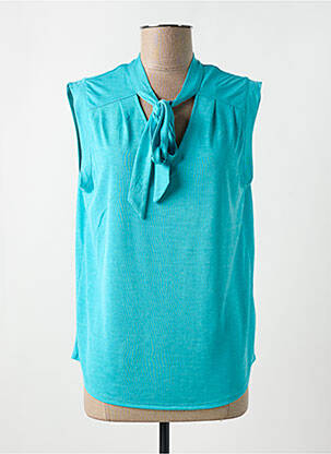 Tricou albastru MARBLE femeie