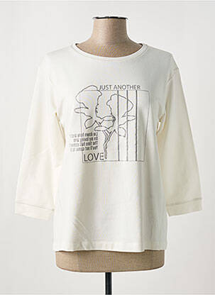 Tricou mâneci 3/4 mâneci 3/4 alb THOMAS RABE femeie