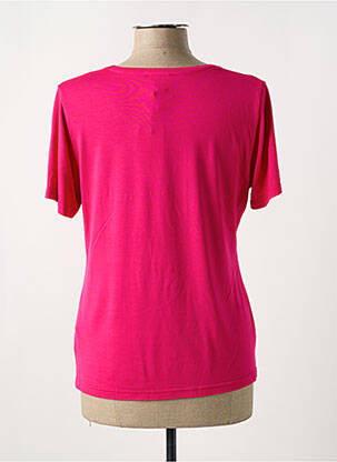 Tricou elasticitate mâneci scurte roz GUY DUBOUIS femeie