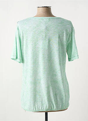 Tricou imprimeu fantezie mâneci scurte verde THOMAS RABE femeie