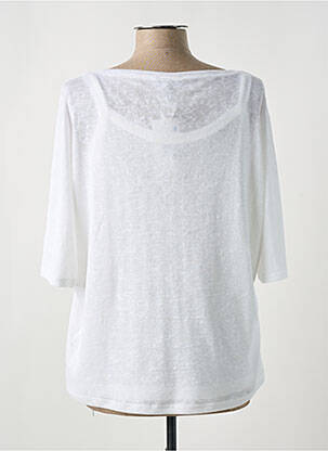Tricou mâneci 3/4 mâneci 3/4 alb MARBLE femeie