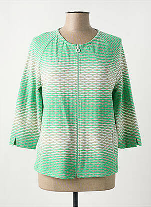 Jachete casual guler rotund verde FRANK WALDER femeie