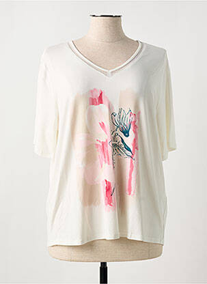 Tricou alb FRANK WALDER femeie