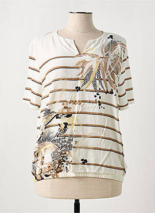 Tricou alb FRANK WALDER femeie