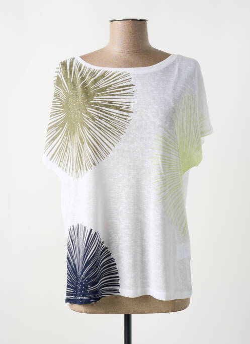 Tricou alb MARBLE femeie